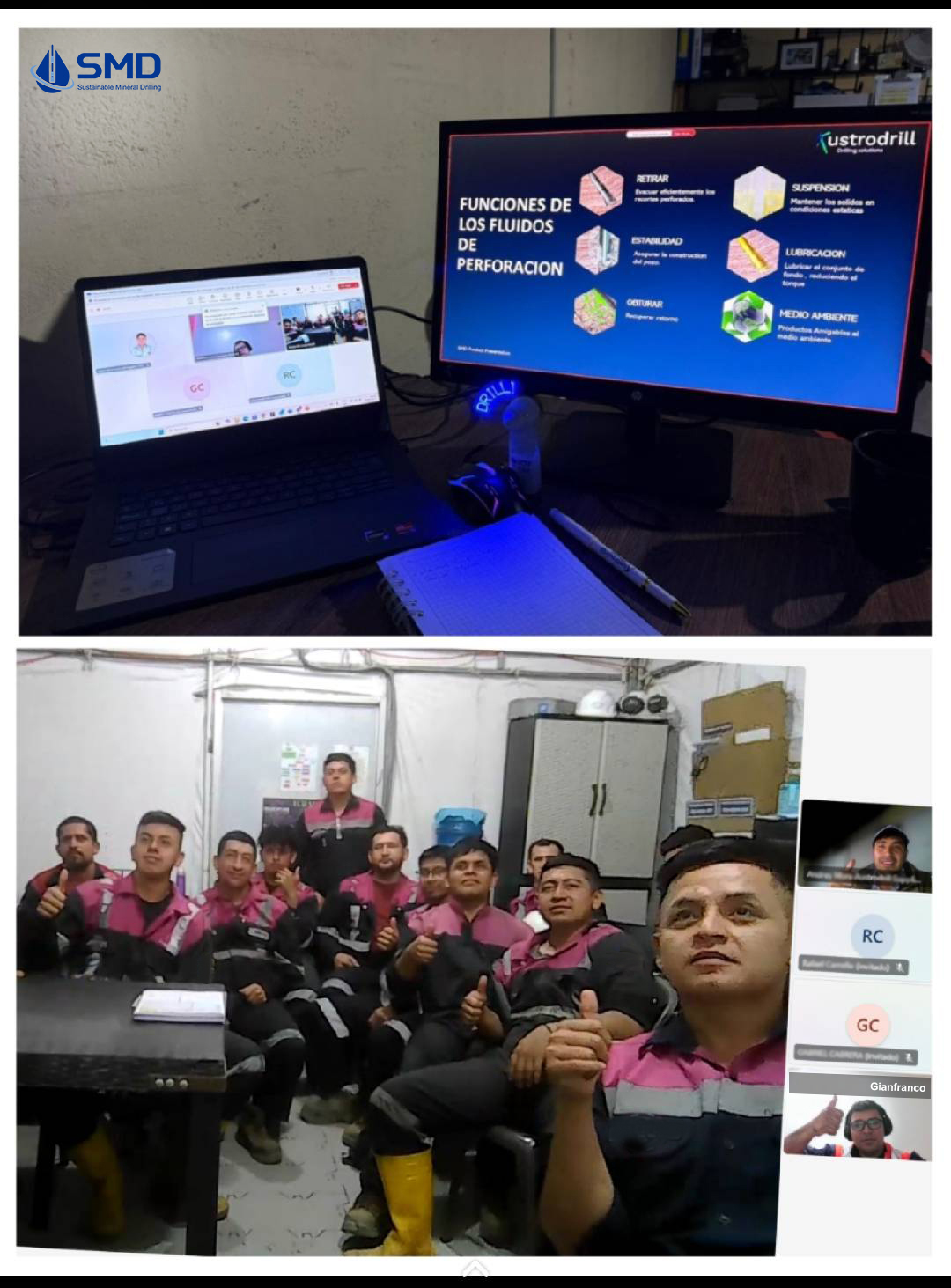 Soporte técnico online de SMD en fluidos de perforación